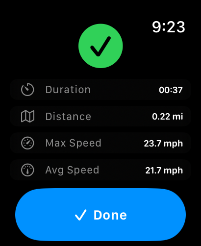 Apple Watch Session Summary